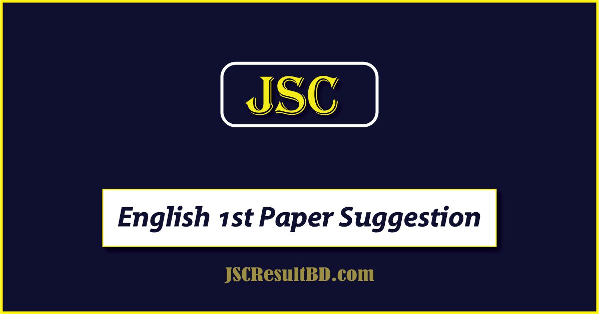 JSC English Suggestion 2018