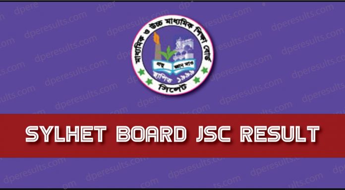 JSC Exam Result Sylhet Board